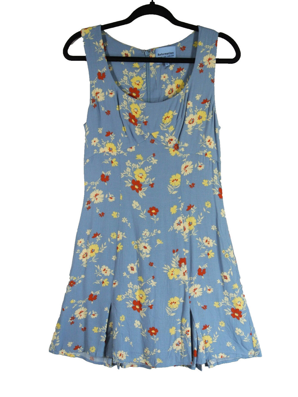 NEW REFORMATION x Devon Lee Carlson Cher Sleeveless Minidress Sz 4 #MD2187 - Picture 4 of 8